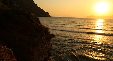 İztuzu Sahilinde Gün Batımı Mest Etti 