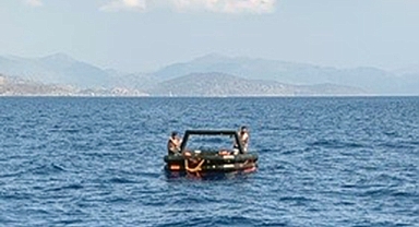 YUNANİSTAN’IN GERİ İTTİĞİ 2 GÖÇMEN KURTARILDI