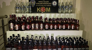 315 LİTRE ŞİŞELENMİŞ SAHTE ALKOL YAKALANDI