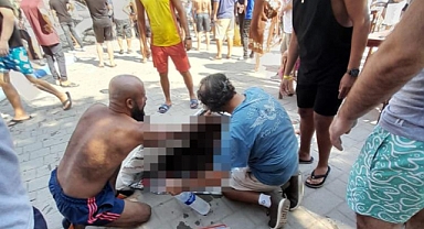 ALEVLERDEN KAÇMAK İÇİN İKİNCİ KATTAN ATLADI