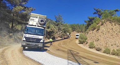 BÜYÜKŞEHİR DATÇA- YAKA’DA ASFALT ÇALIŞMASINI TAMAMLADI