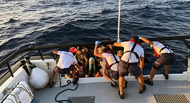 DATÇA’DA 186 DÜZENSİZ GÖÇMEN KURTARILDI