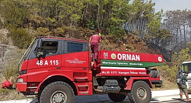 DUMANDAN ETKİLENEN ORMAN İŞÇİSİ HASTANEYE KALDIRILDI