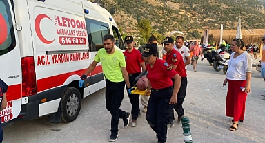 FETHİYE’DE PARAŞÜT KAZASI: 1 YARALI