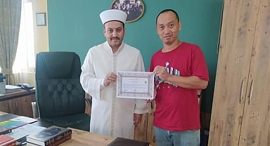 İSLAM DİNİNİ ARAŞTIRDI, MİLAS'TA MÜSLÜMAN OLDU