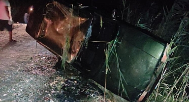 KÖYCEĞİZ’DE ARAÇ KANALA UÇTU: 1 ÖLÜ