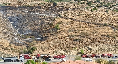 MAKİLİK ALANDA YANGIN KORKUTTU