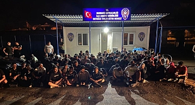 MARMARİS EMNİYETİNDEN KAÇAK GÖÇMENLERE BASKIN