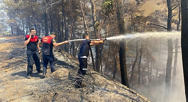 MUĞLA BÜYÜKŞEHİR EKİPLERİ YANGINLARDA AKTİF GÖREV ALDI