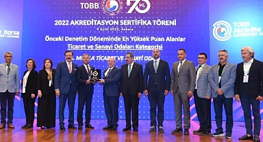 MUĞLA TİCARET VE SANAYİ ODASI TÜRKİYE 3’ÜNCÜSÜ OLDU