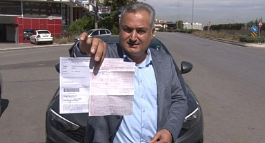 OTOMOBİLİNE GELEN MOTOSİKLET CEZASIYLA NEYE UĞRADIĞINI ŞAŞIRDI