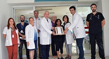 VEFAT EDEN HASTA EŞİNDEN ANLAMLI BAĞIŞ