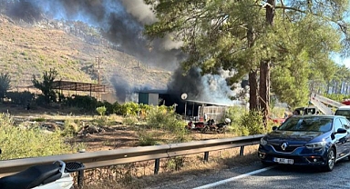 YANGIN ORMANA SIÇRAMADAN KONTROL ALTINA ALINDI
