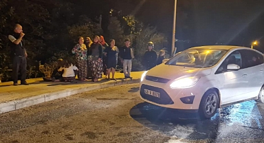 ARAÇLARININ YANDIĞINI GÖRÜNCE SİNİR KRİZİ GEÇİRDİLER