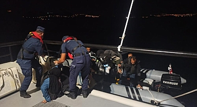 BODRUM'DA 10 DÜZENSİZ GÖÇMEN YAKALANDI