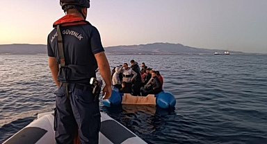 BODRUM'DA 30 DÜZENSİZ GÖÇMEN KURTARILDI