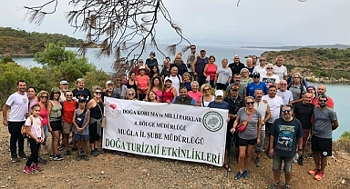 DATÇA’DA DOĞA YÜRÜYÜŞÜ VE ÇEVRE TEMİZLİĞİ YAPILDI