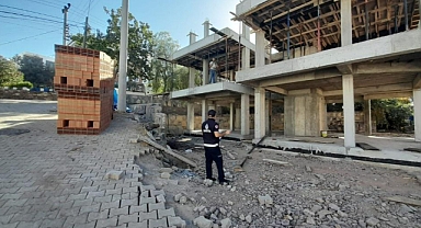 İNŞAAT RUHSATI ALMADAN İNŞAATA BAŞLADILAR
