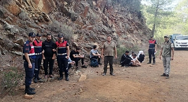 KÖYCEĞİZ’DE 14 DÜZENSİZ GÖÇMEN YAKALANDI