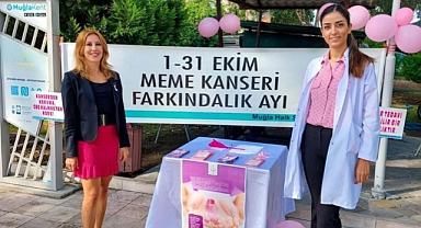 KÖYCEĞİZ’DE MEME KANSERİNE DİKKAT ÇEKİLDİ