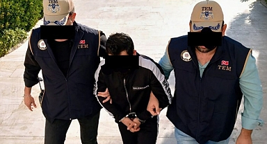 MİLAS'TA TERÖR ÖRGÜTÜ PROPAGANDASINA GÖZALTI