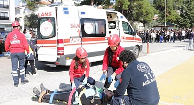 MUĞLA’DA GERÇEĞİ ARATMAYAN AFET TATBİKATI