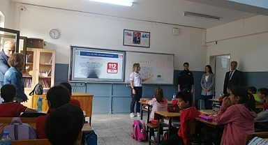 ÖĞRENCİLERE 112 ÇAĞRI MERKEZİ TANITILDI
