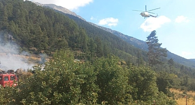 ORMAN YANGINI EKİPLERİN ZAMANINDA MÜDAHALESİYLE SÖNDÜRÜLDÜ