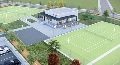 ORTACA’YA 4 ADET TENİS KORTU