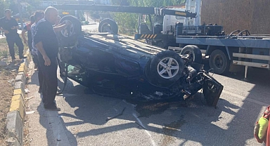 OTOMOBİL SÜRÜCÜSÜ AĞIR ŞEKİLDE YARALANDI