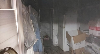 YAŞLI KADIN GELİNİNİN DİKKATİ SAYESİNDE YANMAKTAN KURTULDU