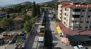YATAĞAN’DA SICAK ASFALT ÇALIŞMASI TAMAMLANDI