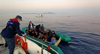 18 DÜZENSİZ GÖÇMEN YAKALANDI, 65 DÜZENSİZ GÖÇMEN KURTARILDI