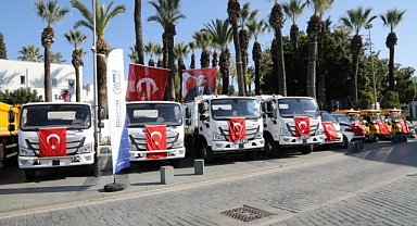 BODRUM BELEDİYESİ, HİZMET ARAÇ FİLOSUNU GÜÇLENDİRDİ