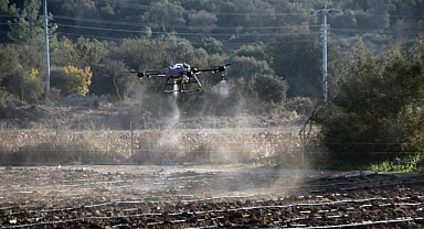 BODRUM BELEDİYESİ’NDE DRONE İLE İLAÇLAMA DÖNEMİ BAŞLIYOR