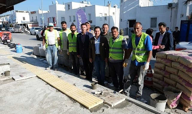 KALDIRIM VE YOL YENİLEME ÇALIŞMALARI SÜRÜYOR