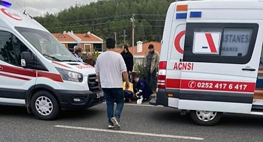 KIZILAĞAÇ’TA KAZA: 1 YARALI