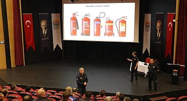 MARMARİS’TE BACA YANGINI EĞİTİMİ