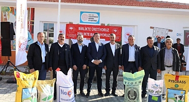 MİLAS’TA 64 TON SERTİFİKALI TOHUM DAĞITILDI