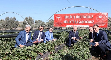 MUĞLA’DA 'ÇİLEK PROJESİ' BÜYÜMEYE DEVAM EDİYOR