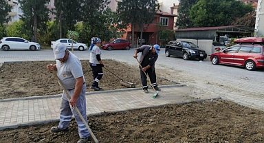 ORTACA’DA YEŞİL ALANLARDA BAKIM ÇALIŞMASI