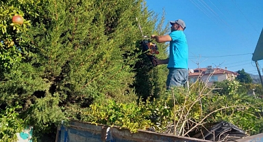 ORTACA’DA YEŞİL ALANLARDA BAKIM VE TEMİZLİK ÇALIŞMASI