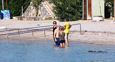 SAĞANAK YAĞIŞ ARDINDAN DENİZ KEYFİ