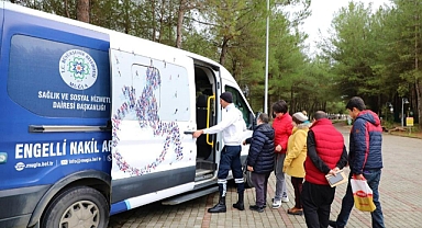 BÜYÜKŞEHİR NAKİL HİZMETİYLE ENGELLİLERİN YANINDA
