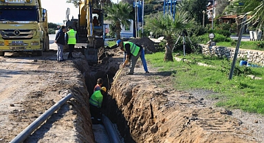 ÇÖKERTME İÇME SUYU HATTI DEVAM EDİYOR