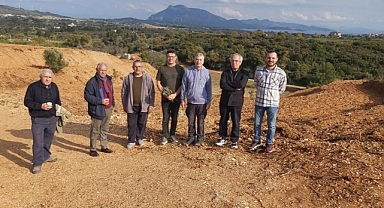 DATÇALI GİRİŞİMCİ DEVLETTEN KİRALADIĞI ARAZİYE 15 BİN ADET LAVANTA DİKTİ