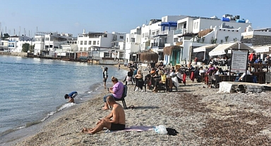 DOĞUDA KIŞ, BODRUM’DA DENİZ KEYFİ