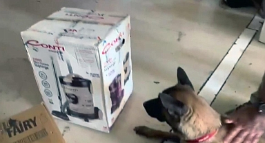 ELEKTRİK SÜPÜRGESİNDE UYUŞTURUCU YAKALANDI