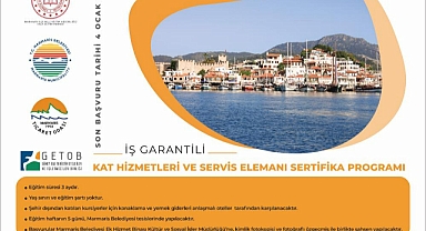 MARMARİS BELEDİYESİ’NDEN İSTİHDAM GARANTİLİ KURS