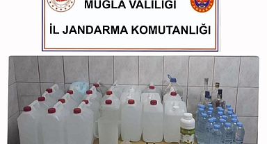 MUĞLA’DA 72 LİTRE EL YAPIMI ALKOL ELE GEÇİRİLDİ